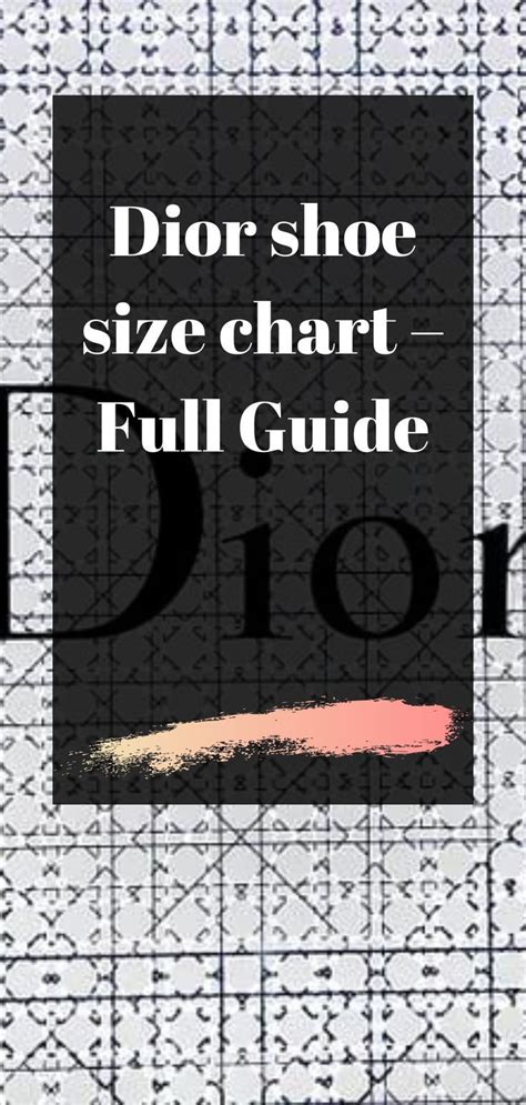 dior shoe sizes|dior shoe size chart.